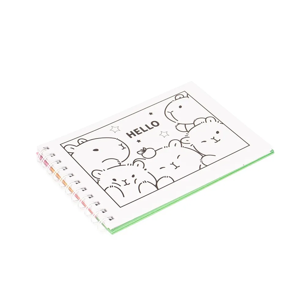 Caderno Para Colorir Desenho Animado - Thumbnail 2