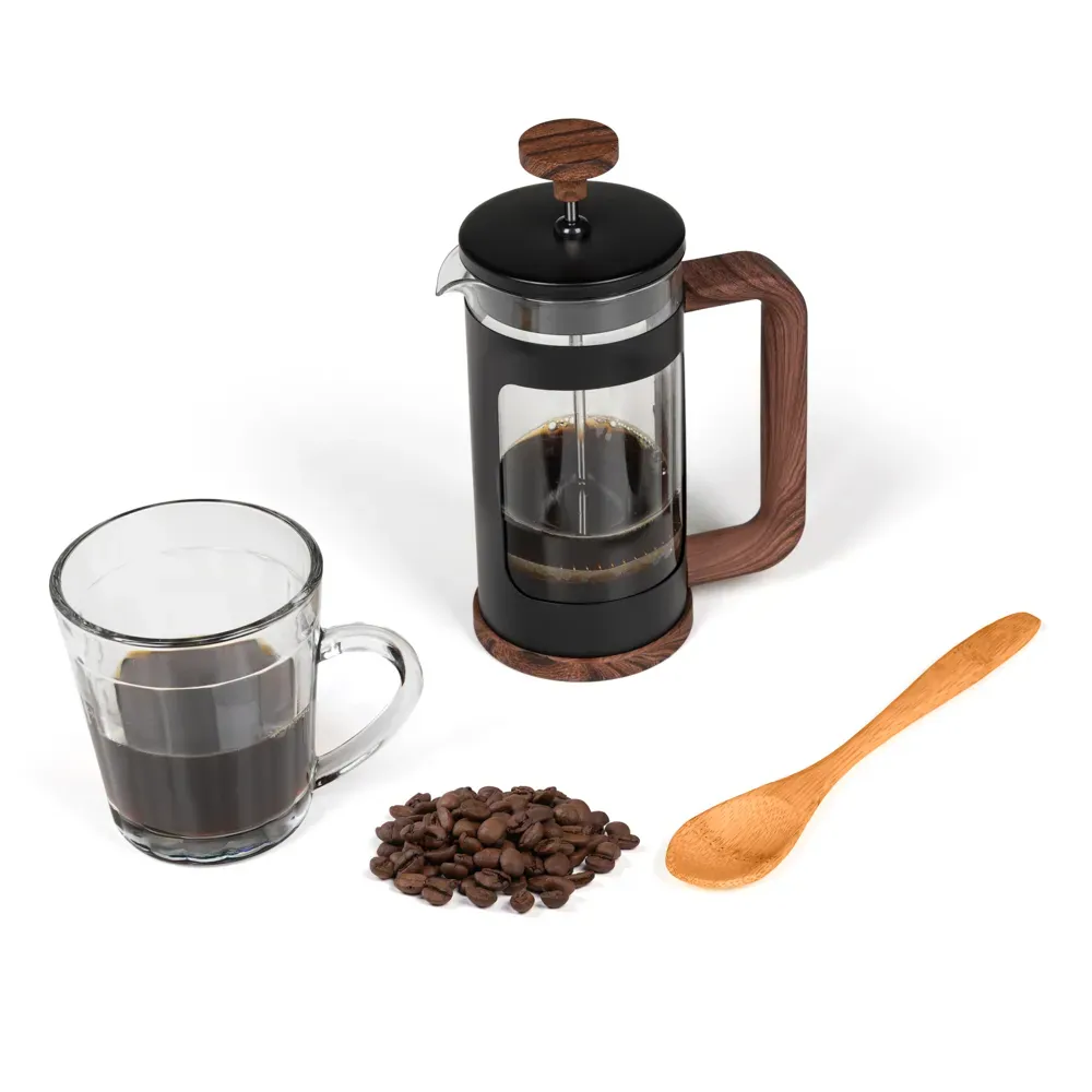 Kit Para Café Com Prensa Francesa - 3 Pçs - Thumbnail 4