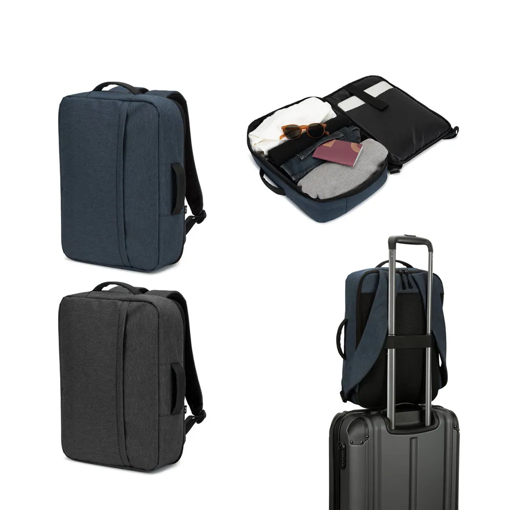 NIAMEY. Mochila para notebook (15.6") em poliéster reciclado 300D de alta densidade (15 L)