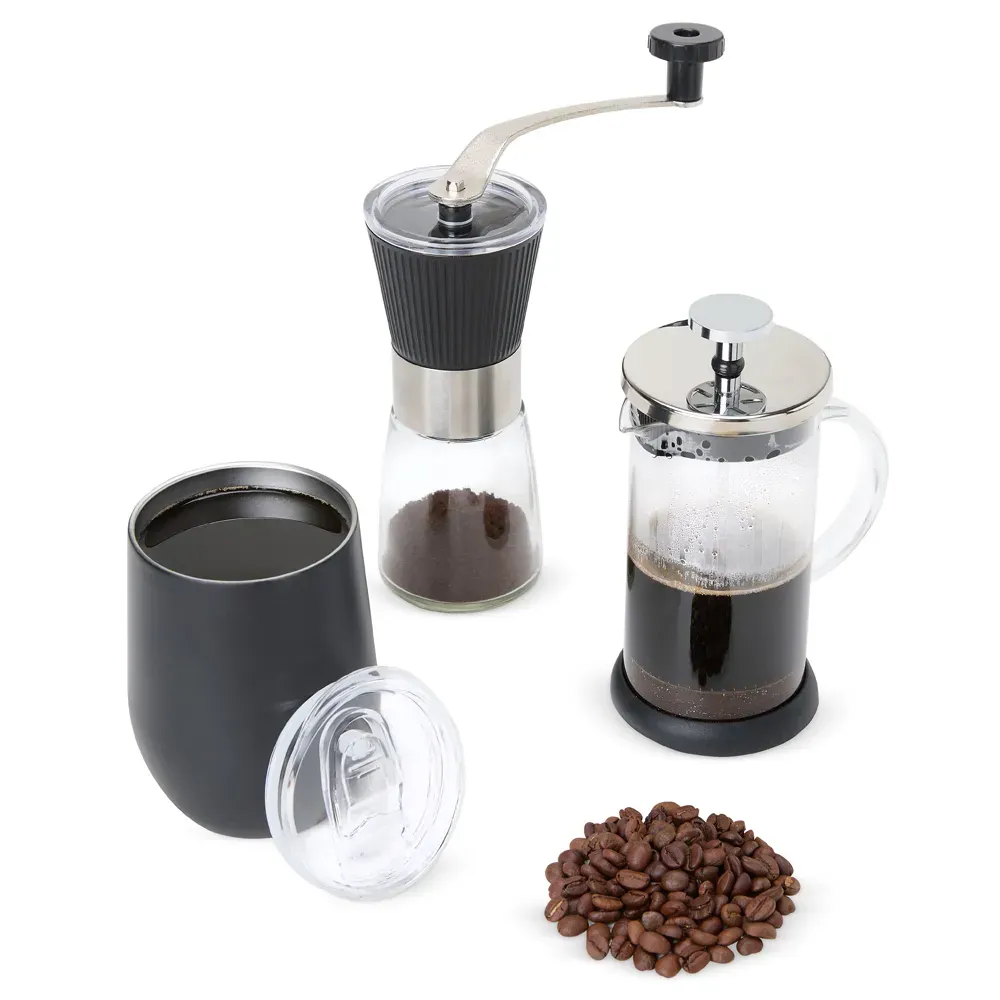 Kit Para Café Com Copo Térmico - 3 Pçs - Thumbnail 4