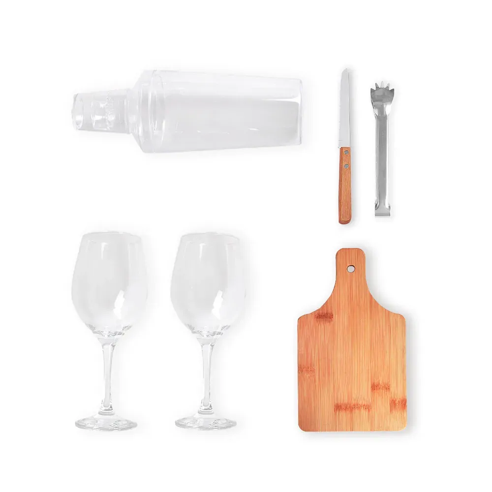 Kit Para Drinks C/ Coqueteleira - 6 Pçs - Thumbnail 2