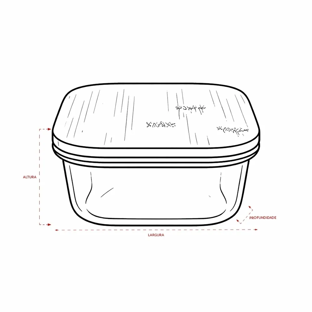 Marmita Vidro 400ml - Thumbnail 5