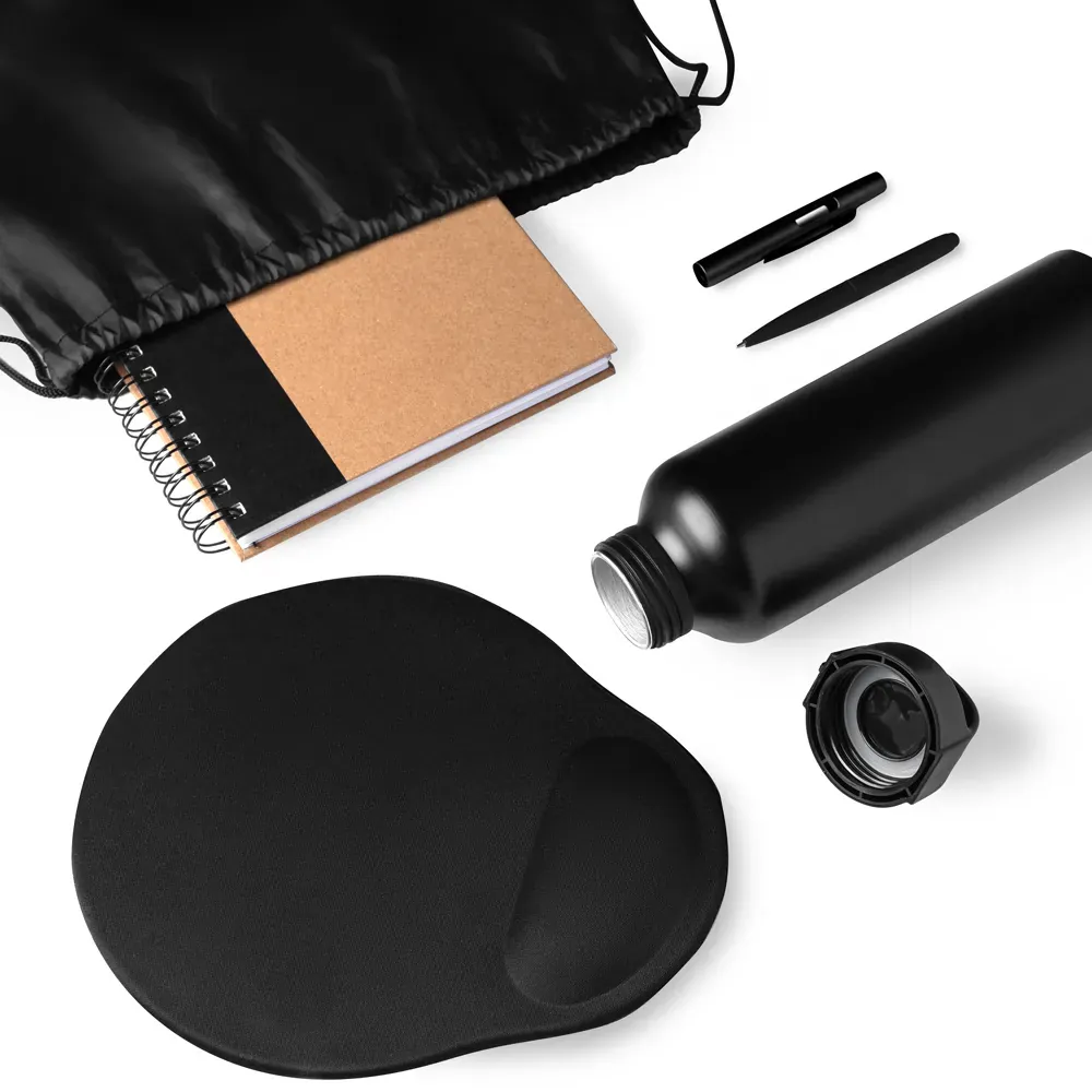 Kit Boas Vindas - 5 Pçs - Preto - Thumbnail 4