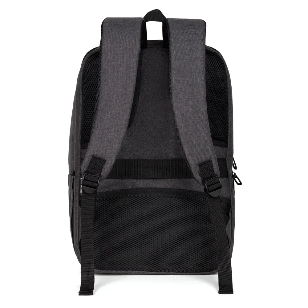 Mochila Com Bolso Térmico Em Rpet - Cinza Escuro - 24L - Thumbnail 6
