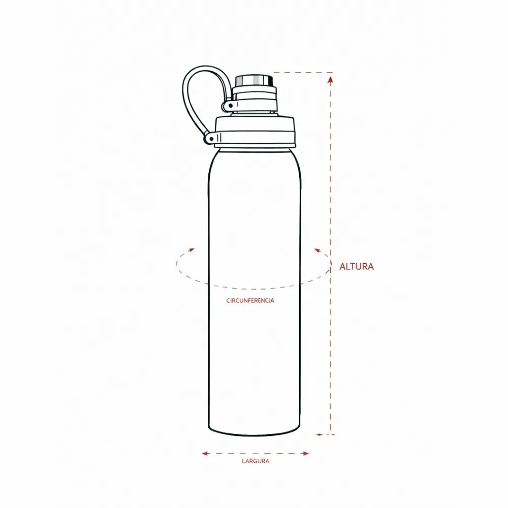 Garrafa Inox 800ml - Thumbnail 6