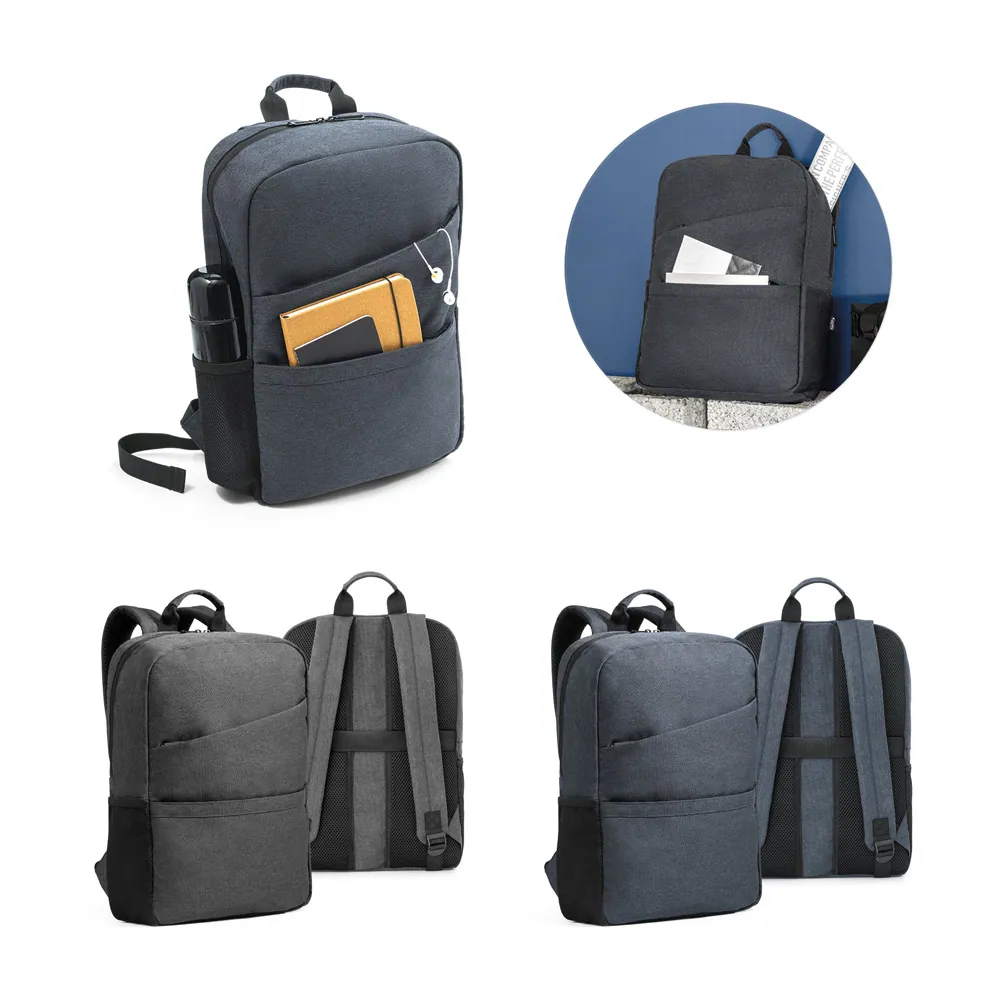 REPURPOSE BACKPACK. Mochila para notebook (15.6") em poliéster reciclado 600D de alta densidade (12 L)
