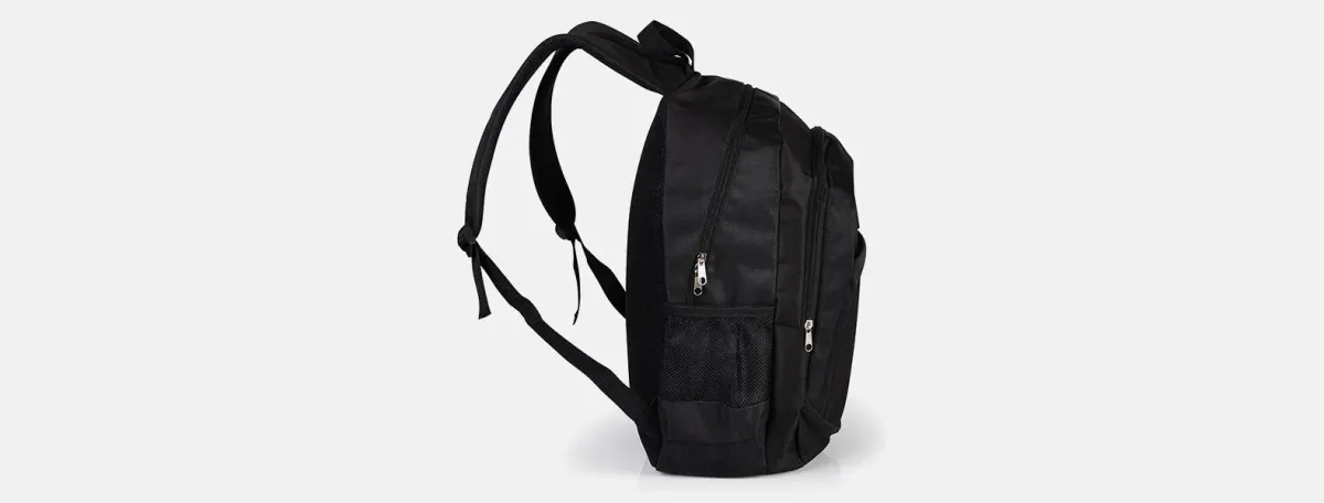 Mochila Preta Em Polyester 1680D / 600D - Thumbnail 4