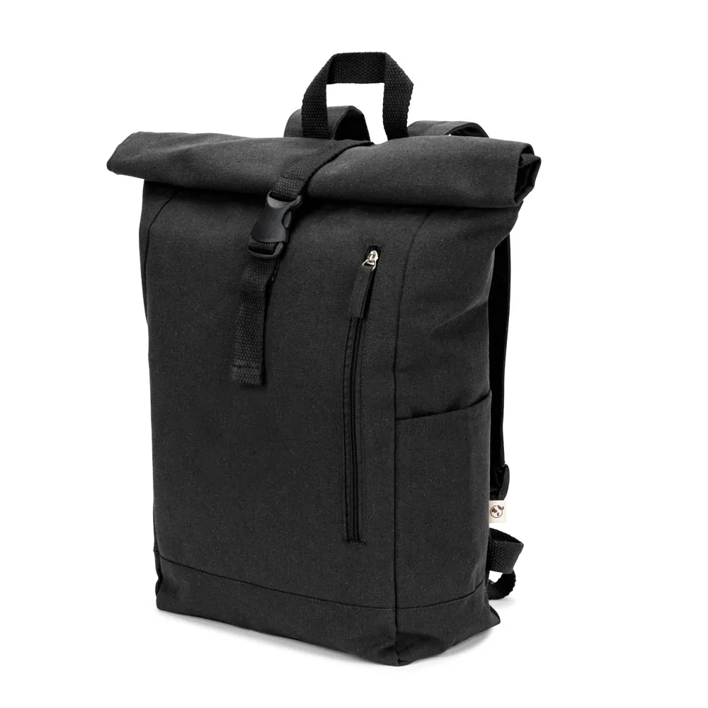 SAINT. Mochila "roll top" em algodão reciclado e poliéster reciclado (380 g/m²) - Thumbnail 3