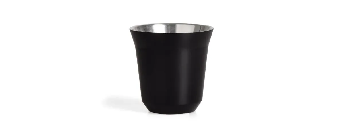Copo Para Café Em Aço Inox - Preto - 60Ml - Thumbnail 2