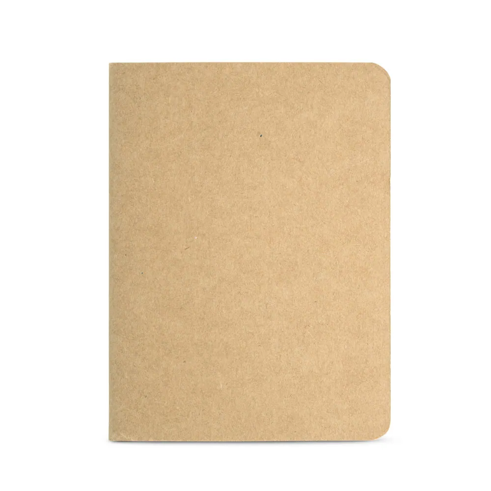 BULFINCH. Caderno B7 de capa flexível em cartão kraft 100% reciclado, com páginas lisas recicladas - Thumbnail 7