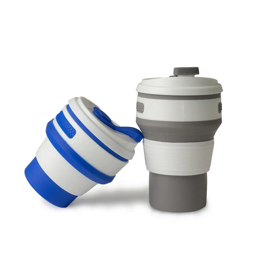 Copo Retrátil de Silicone 350ml - Thumbnail 3