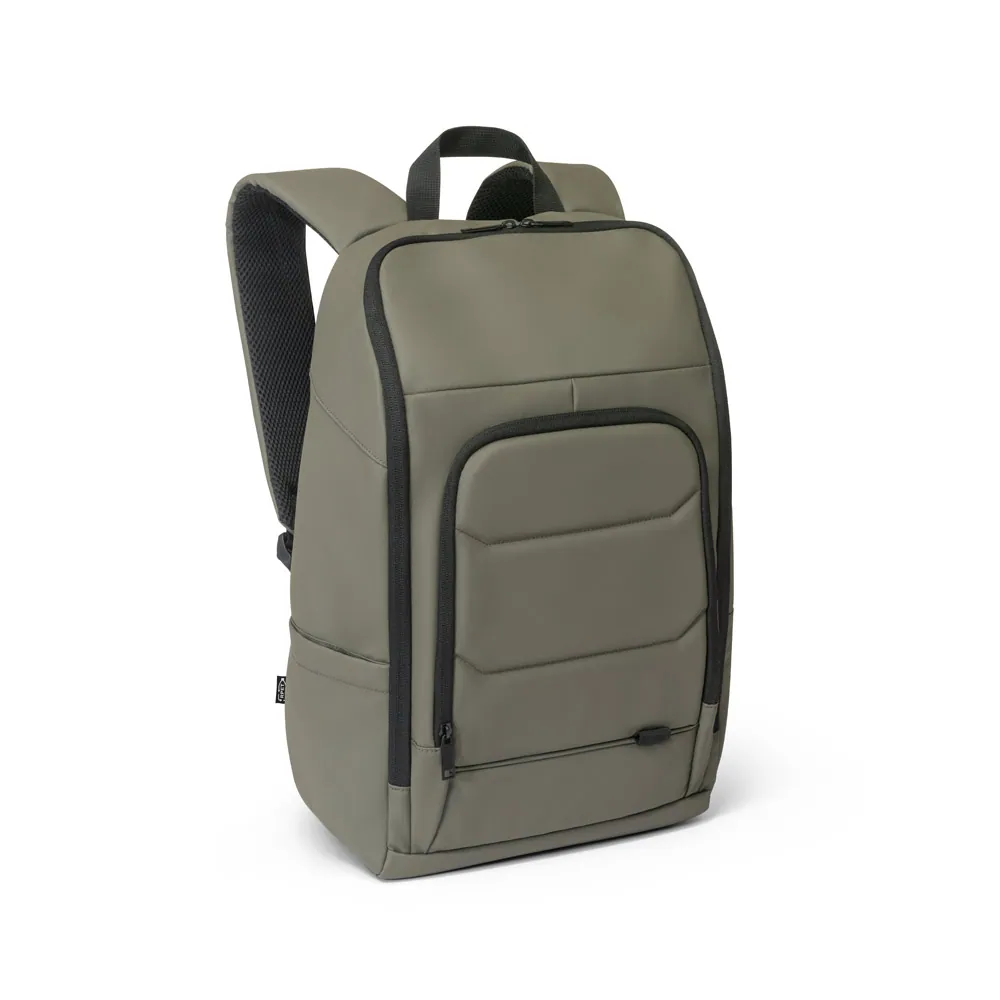 TOULON. Mochila para notebook (16") em poliéster reciclado 600D de alta densidade, com revestimento resistente à água (19 L) - Thumbnail 11