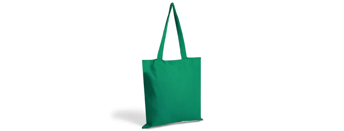 Ecobag Em Algodão Reciclado / Rpet - 38X42 - Verde