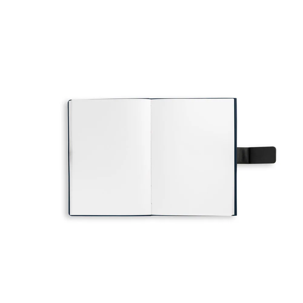 HILST. Caderno A5 com capa dura em 80% materiais reciclados estruturado em duas partes: páginas pautadas e páginas lisas - Thumbnail 7