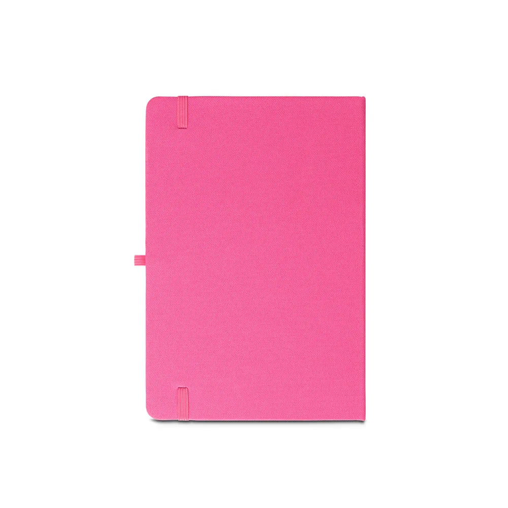 ANNE. Caderno A5 de capa dura em PET 100% reciclado, com páginas pautadas recicladas - Thumbnail 2