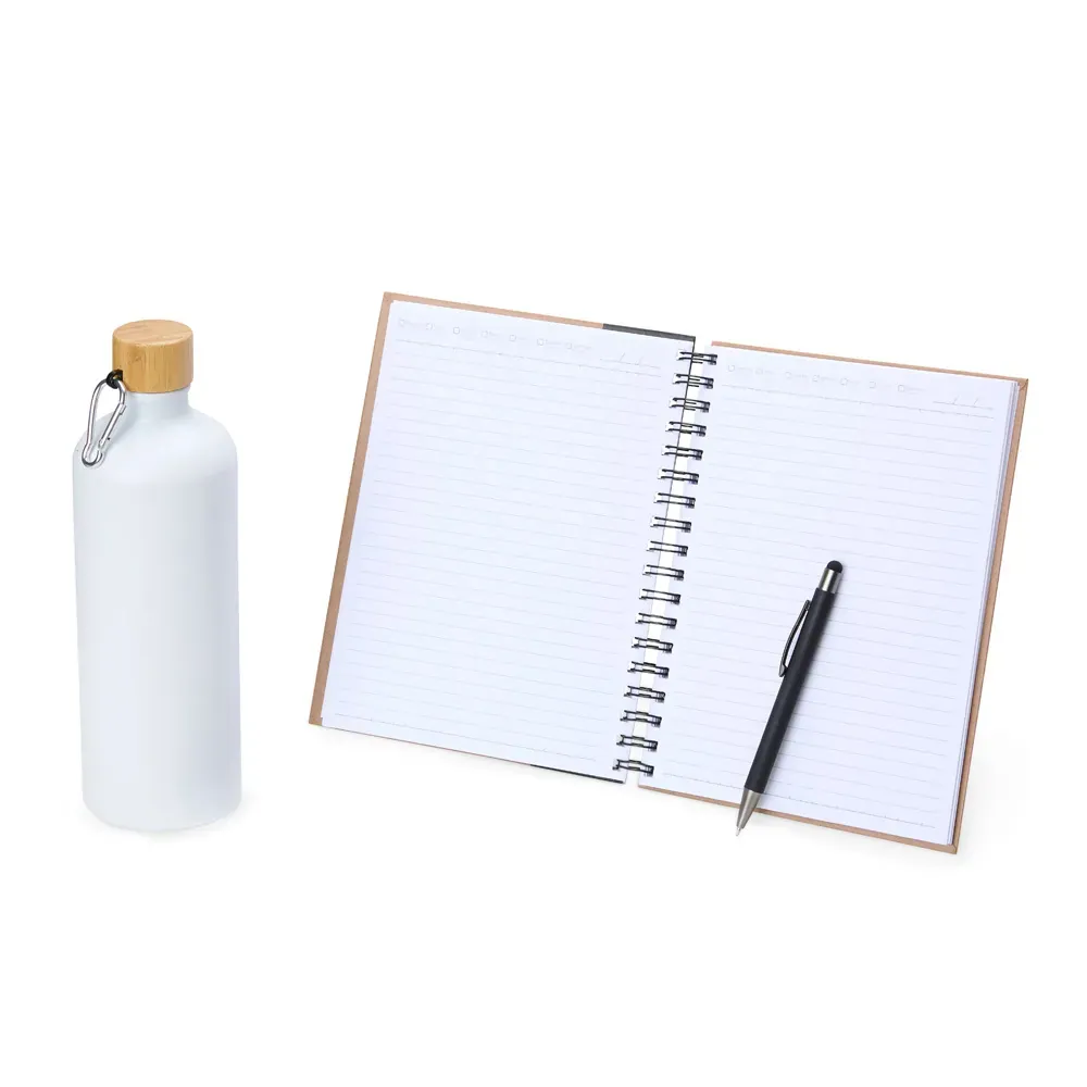 Kit Garrafa, Caderno E Caneta - 3 Pçs - Thumbnail 4