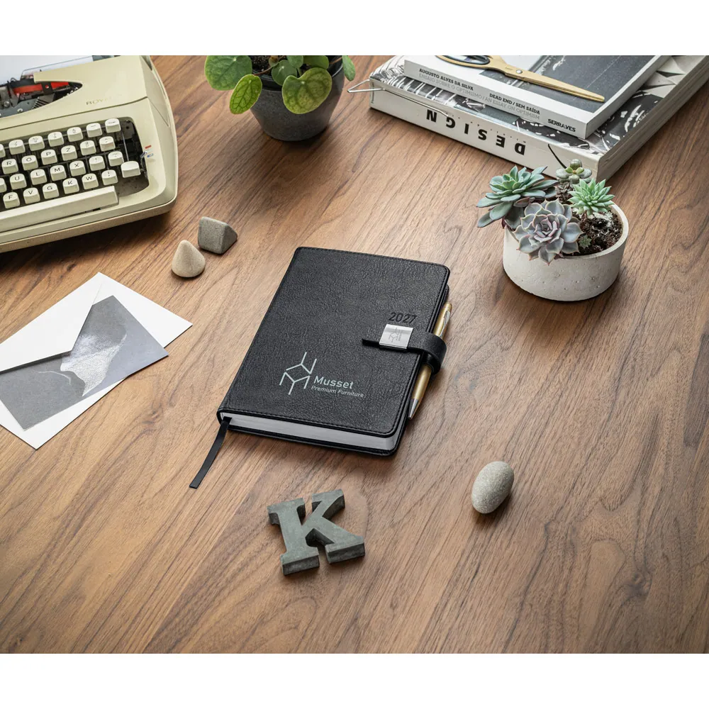 MUSSET A5. Agenda A5 em PU (58% reciclado) - Thumbnail 7