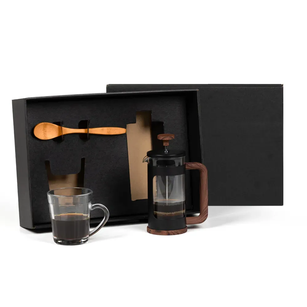 Kit Para Café Com Prensa Francesa - 3 Pçs - Thumbnail 2