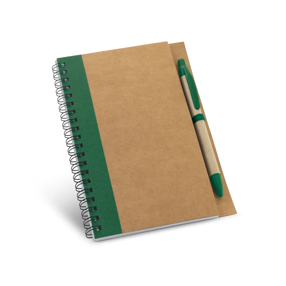 ASIMOV. Caderno B6 espiral de capa dura em cartão, com páginas lisas recicladas - Thumbnail 5