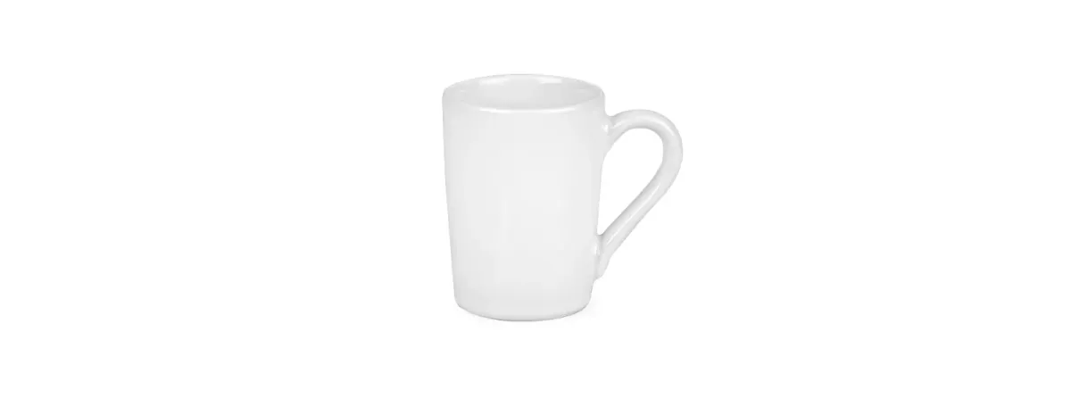 Caneca Em Cerâmica Branca - 230 Ml - Thumbnail 2