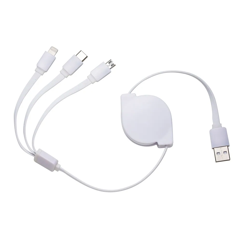 Cabo USB Retrátil 3 em 1 - Thumbnail 2