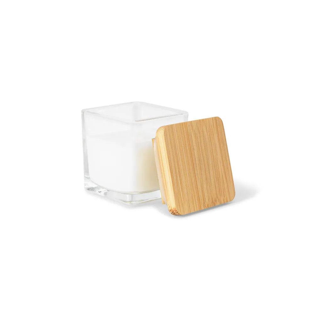 ESSENCE. Vela aromática, de 50 g., em copo de vidro com tampa em bambu - Thumbnail 10