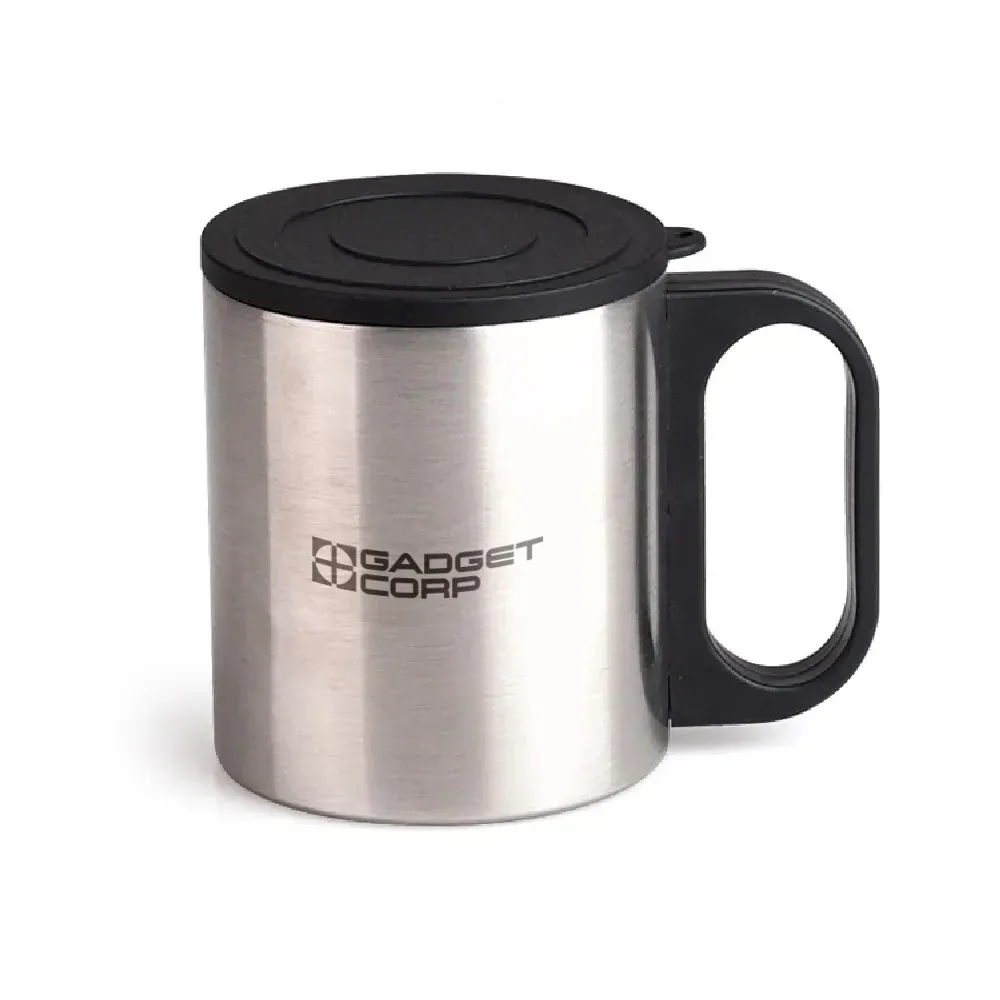 Caneca Em Aço Inox Com Tampa - 180 Ml - Thumbnail 5