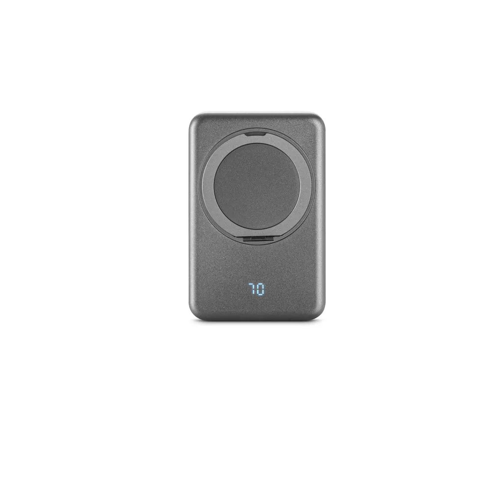 WARSHEL 5. Bateria portátil magnética com carregador por indução super-rápido (5.000 mAh), em ABS 100% reciclado - Thumbnail 9
