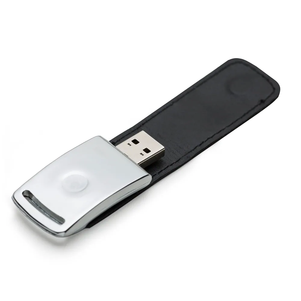 Pen Drive de Couro 4GB/8GB/16GB/32GB - Thumbnail 4