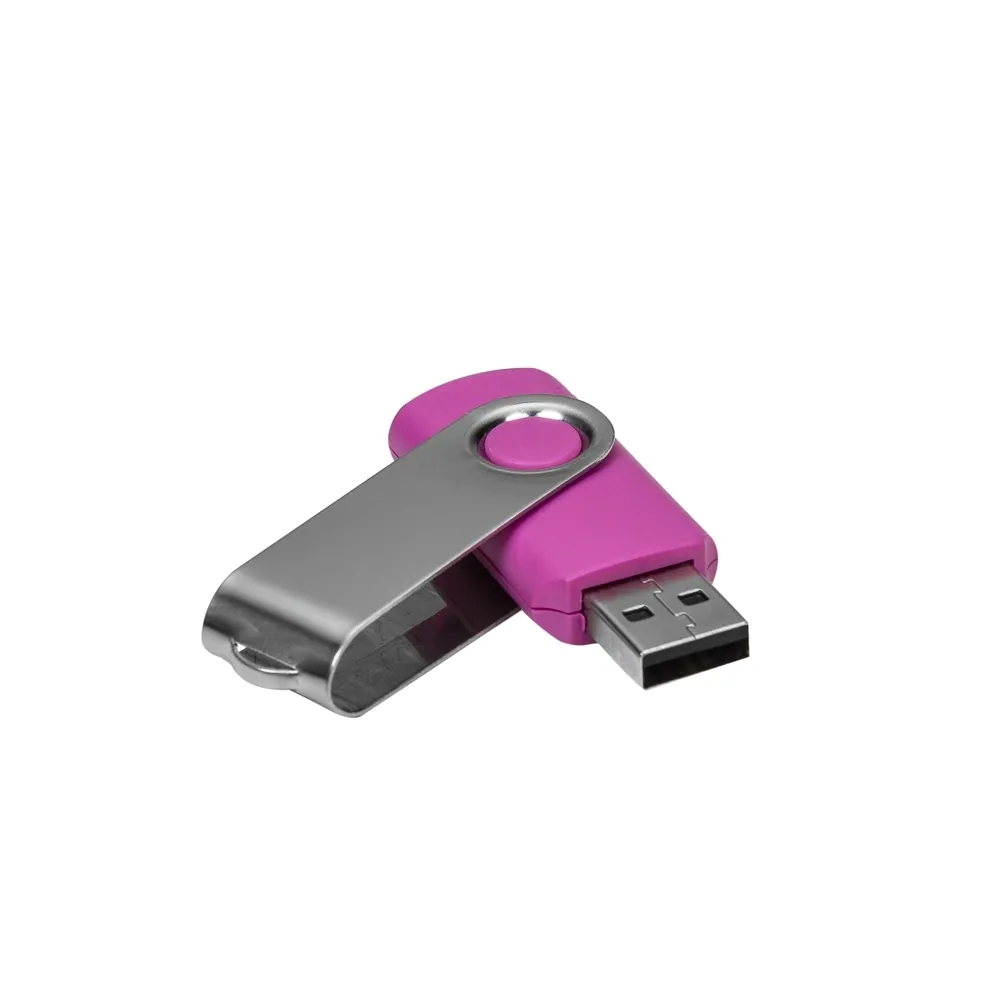 Pen Drive Giratório Metálico 4GB/8GB/16GB/32GB - Thumbnail 11