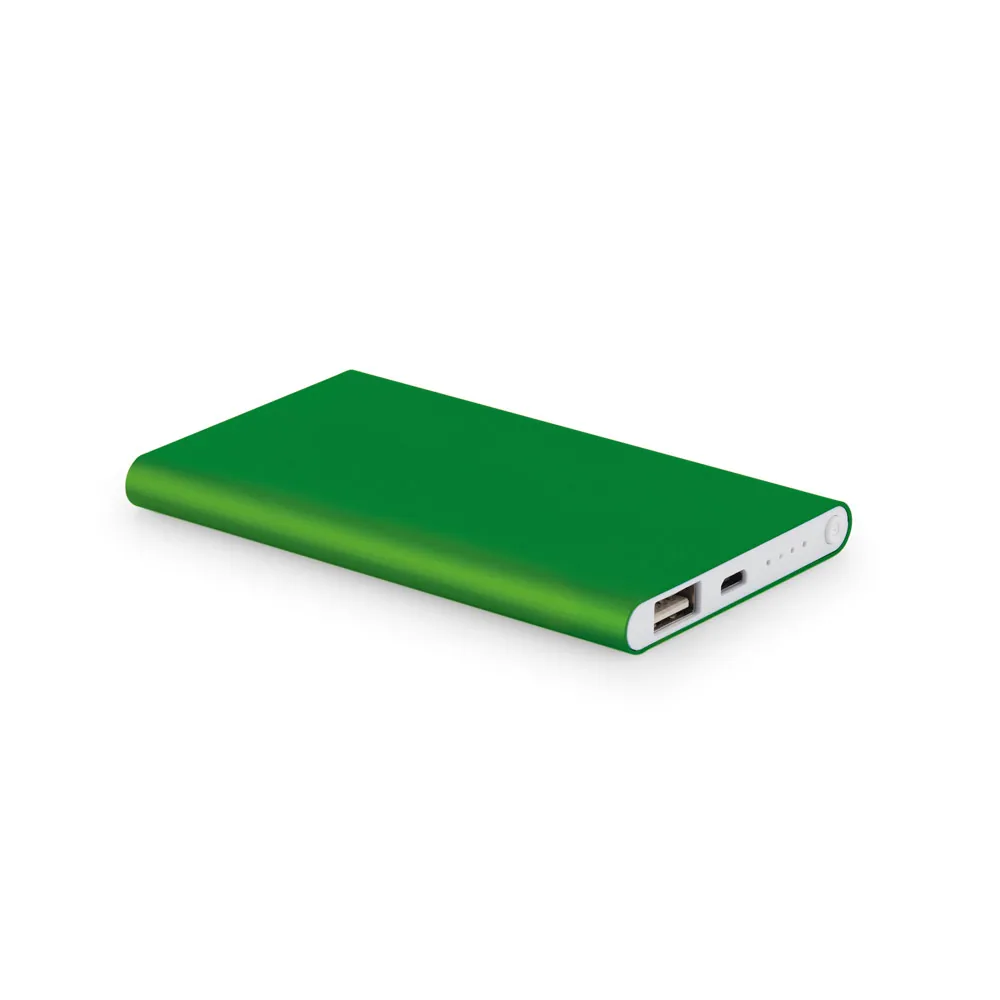 COULOMB 4.0. Bateria portátil slim em alumínio 100% reciclado (4.000 mAh) - Thumbnail 4