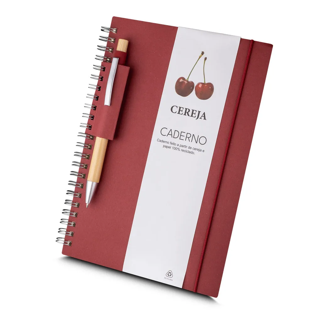 Caderno A5 Capa em Papel Reciclado - Thumbnail 3