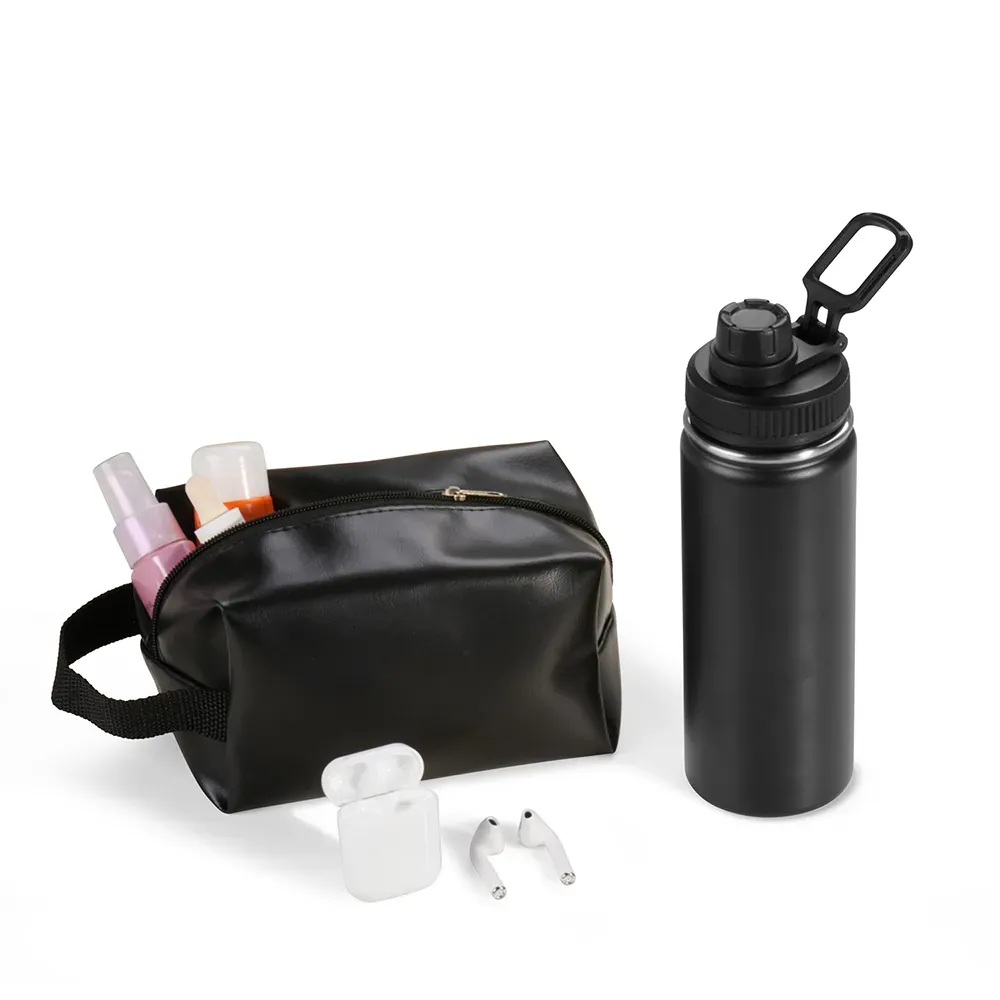 Kit Garrafa, Necessaire E Fone - 3 Pçs - Thumbnail 5
