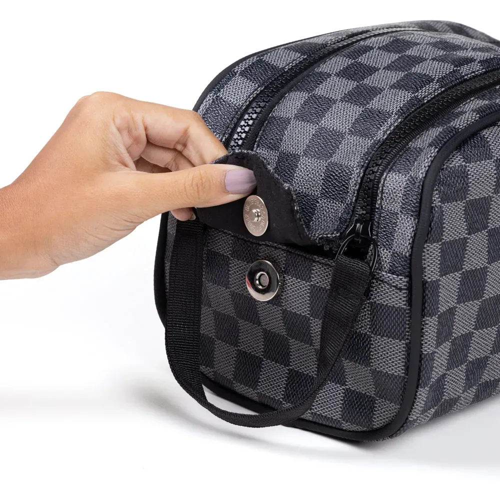 Necessaire Em Pvc - Xadrez - Thumbnail 6