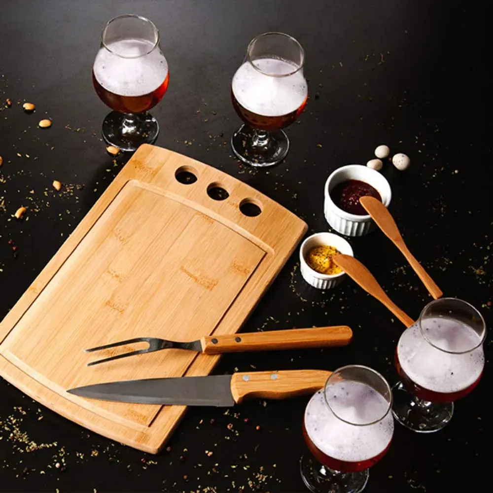 Kit Churrasco, Petisco, Cerveja E Tábua 3 Furos - 11 Pçs