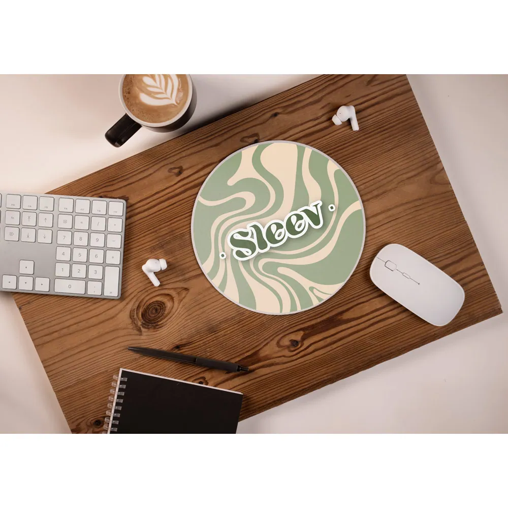 BLAIR ROUND. Mouse Pad com formato redondo e base em borracha - Thumbnail 4