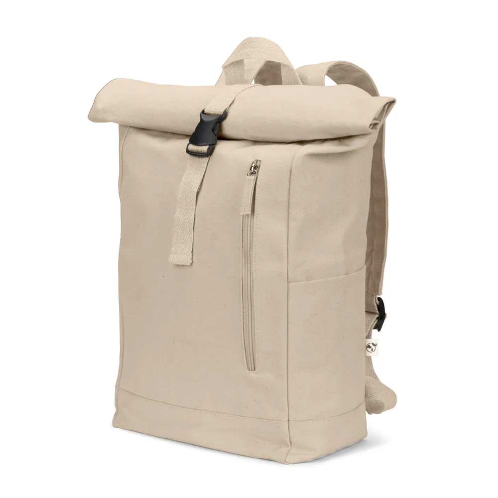 SAINT. Mochila "roll top" em algodão reciclado e poliéster reciclado (380 g/m²) - Thumbnail 17