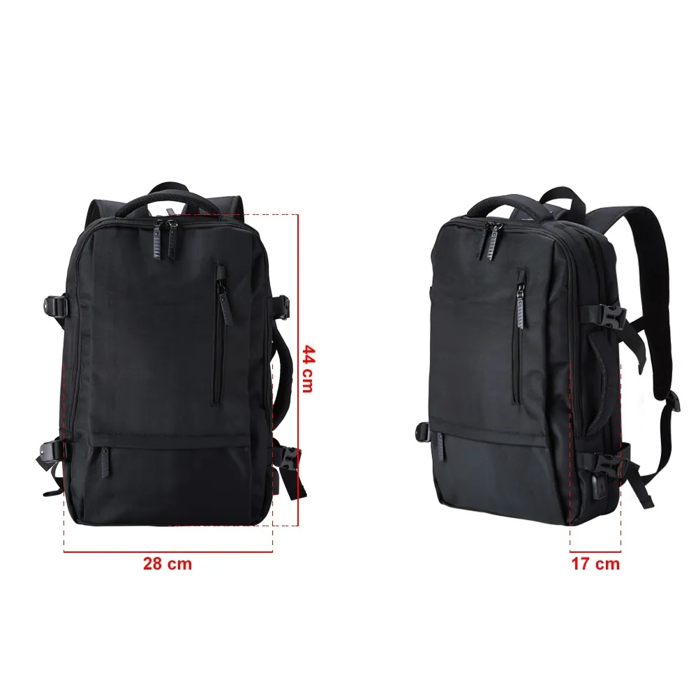 Mochila de Nylon USB 20 Litros - Thumbnail 9