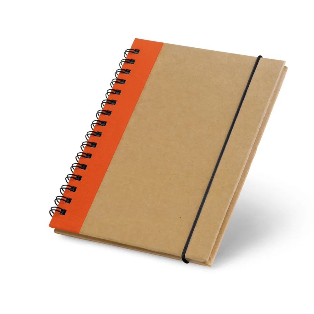CORNISH. Caderno A6 de capa dura em cartão, com páginas lisas recicladas - Thumbnail 5