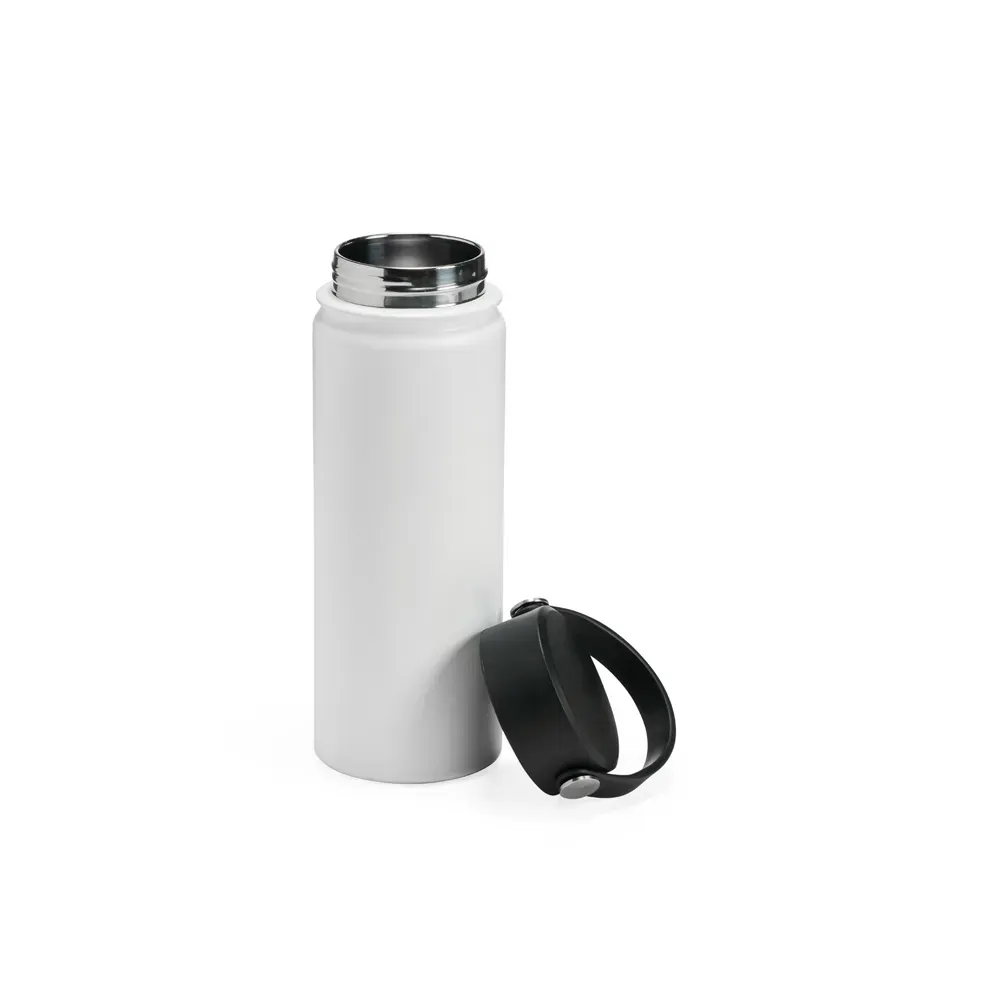 Garrafa Dupla Camada Na Cor Branca - 550 Ml - Thumbnail 5