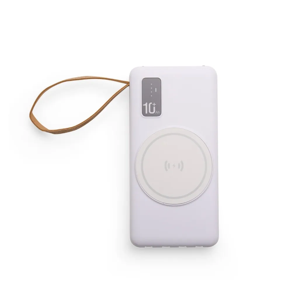 Power Bank 10.000mAh com Carregamento via Indução ou via Cabo - Thumbnail 6