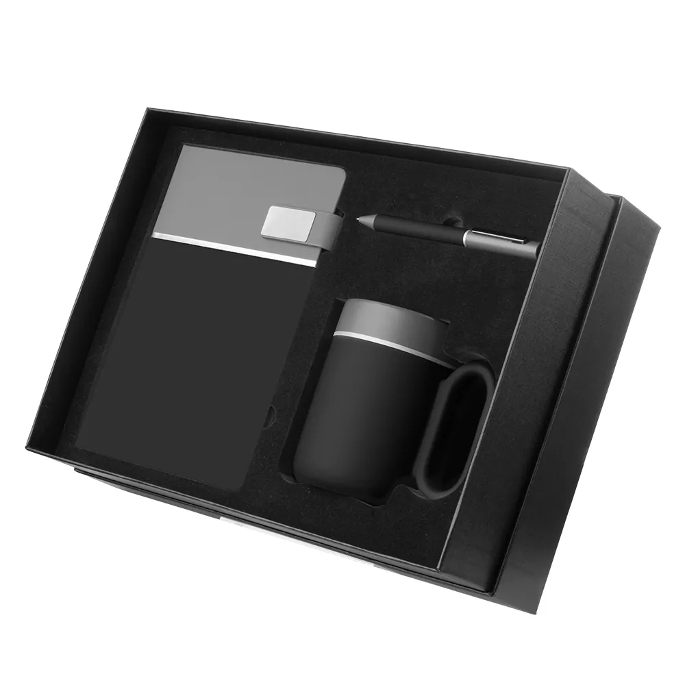 Kit escritório Caderno, Caneca e Caneta Metalica - Thumbnail 4