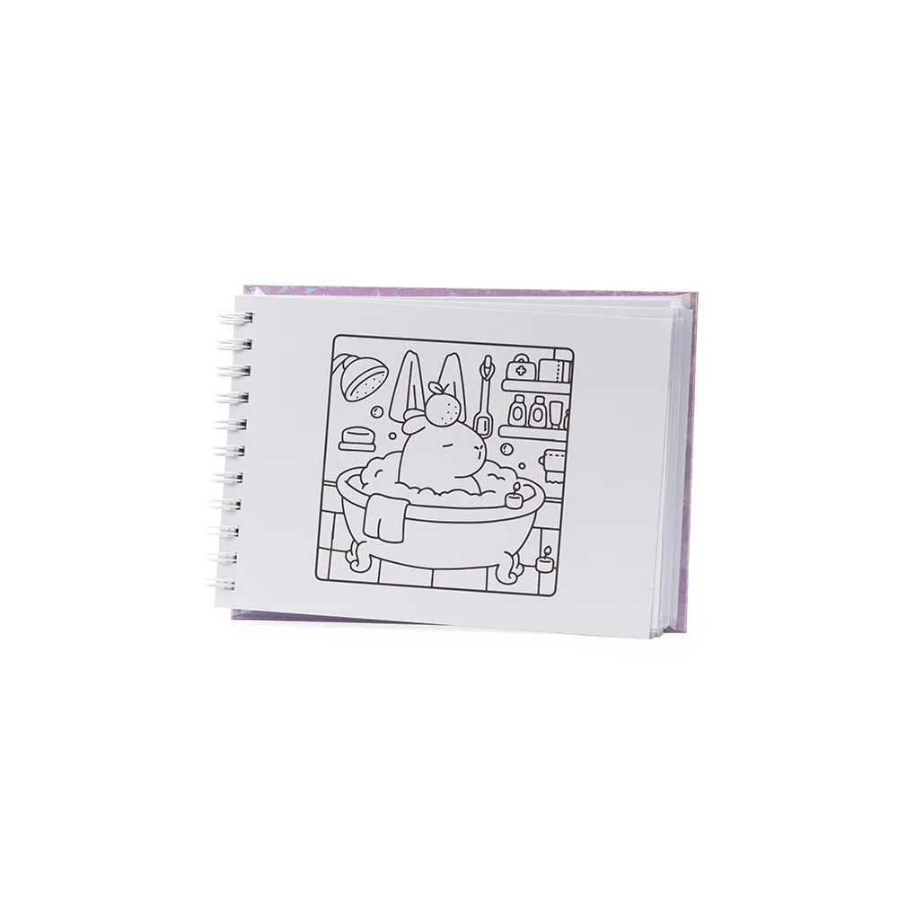 Caderno Para Colorir Capivara - Thumbnail 2