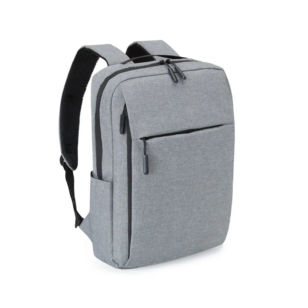 Mochila Em Poliéster 300D - Melange Cinza - 14L - Thumbnail 2