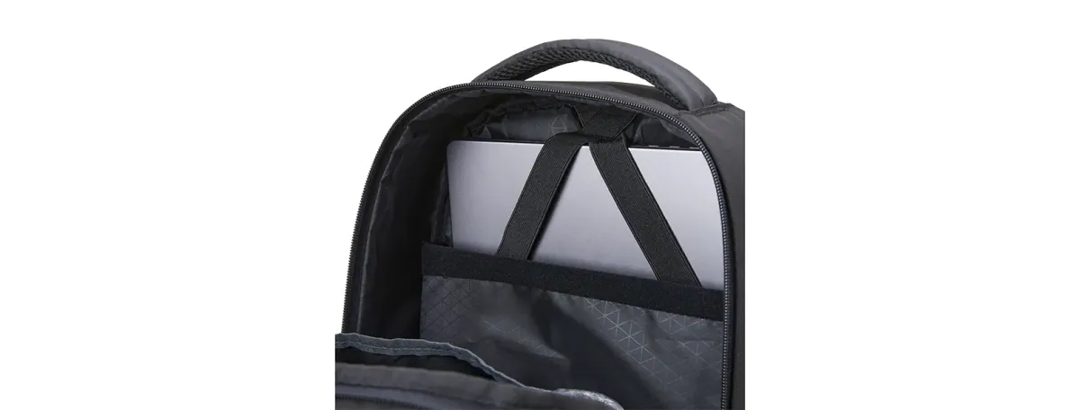 Mochila Em Polyester/Pu - Premium - 22L - Preta - Thumbnail 13