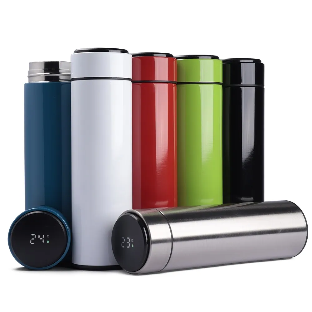 Garrafa Inox 450 ml com Display LED - Thumbnail 2