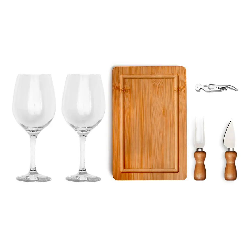 Kit Queijo E Vinho - 6 Pçs - Thumbnail 2