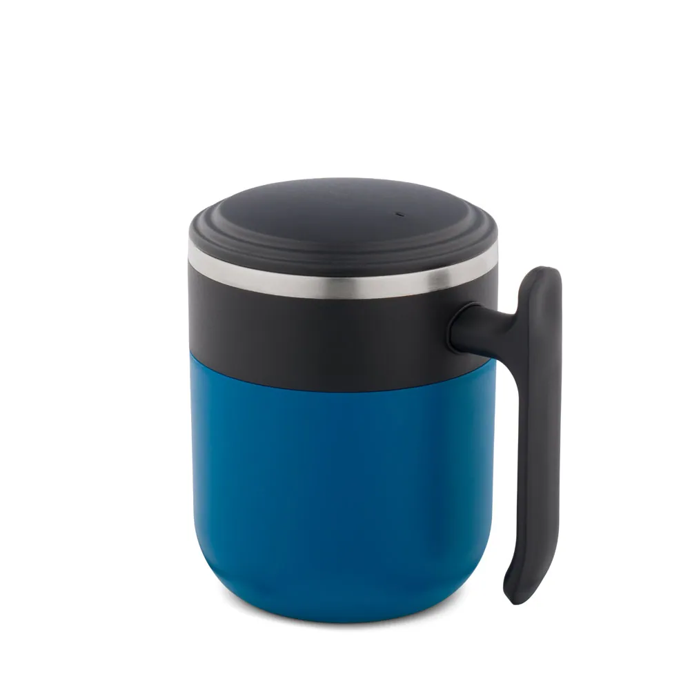 MALDINI. Caneca de viagem com parede interior em aço inox e acabamento mate 400 mL - Thumbnail 5