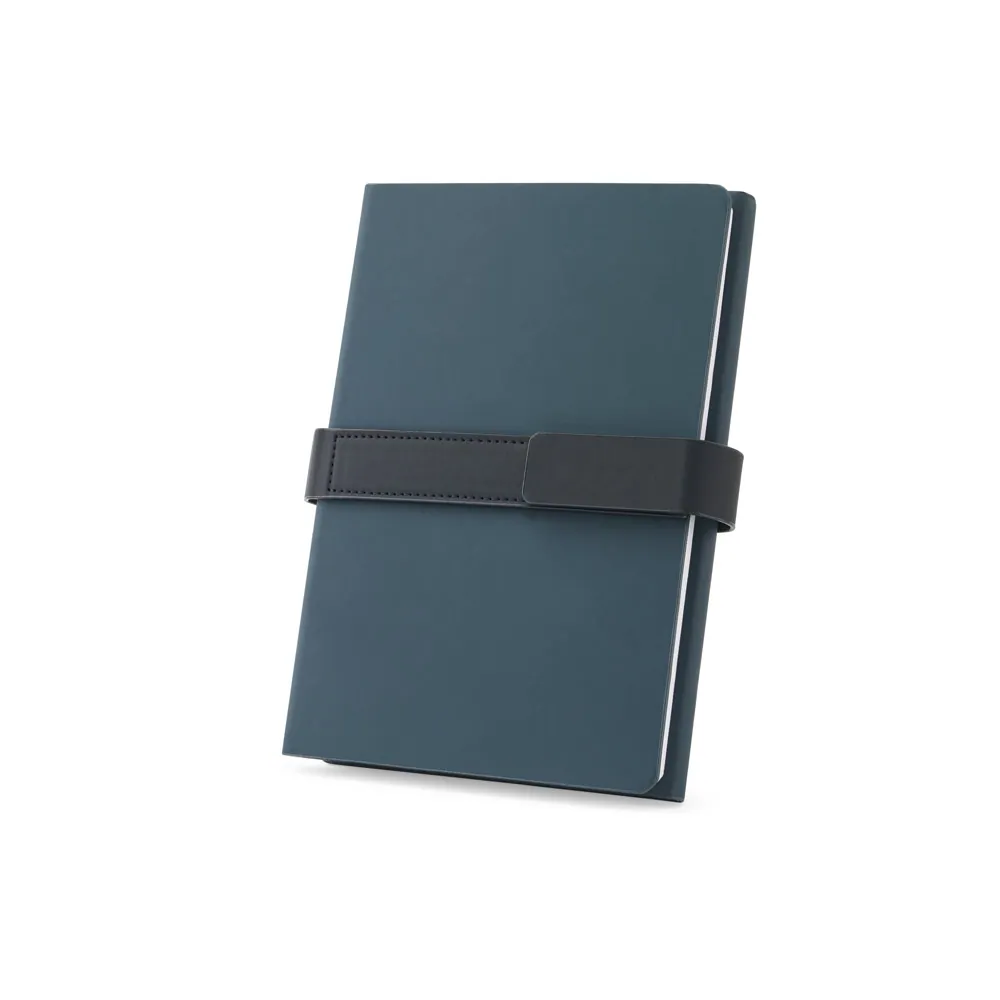 HILST. Caderno A5 com capa dura em 80% materiais reciclados estruturado em duas partes: páginas pautadas e páginas lisas - Thumbnail 9