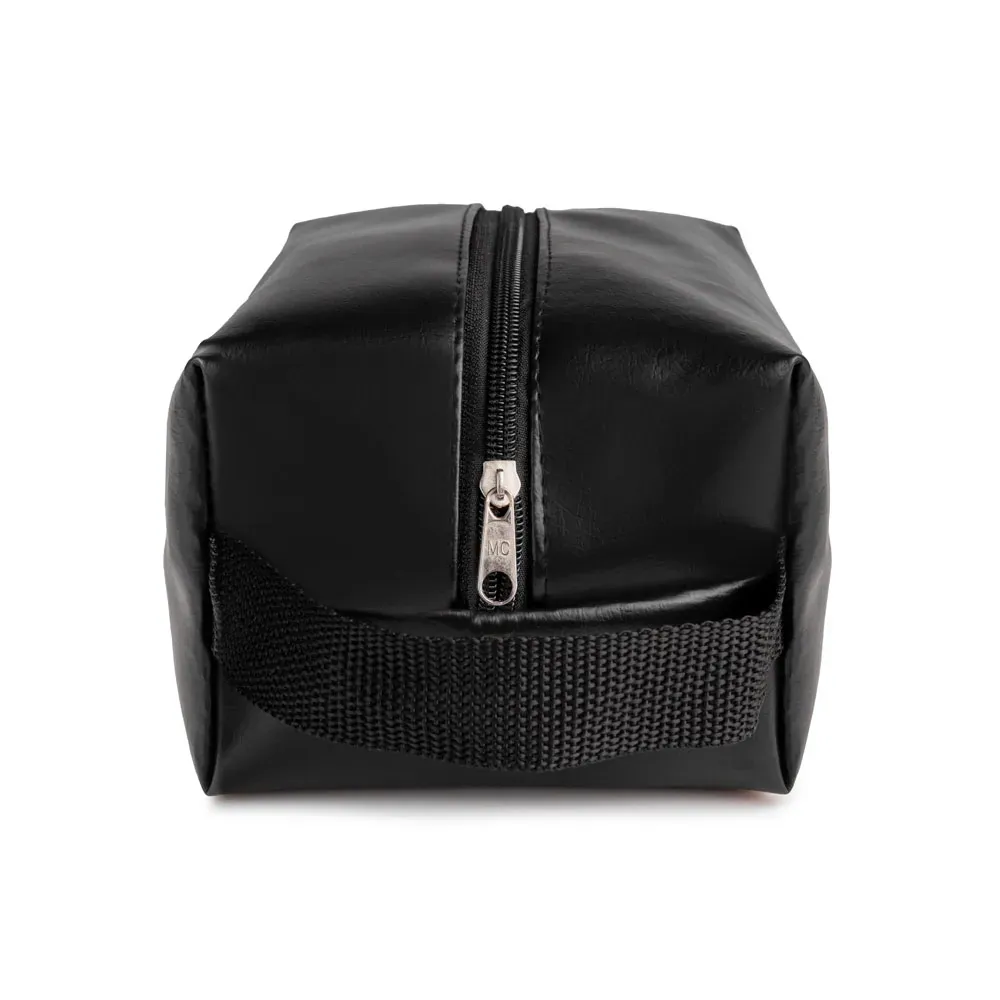 Necessaire C/ Alça Em Material Sintético - Preta - Thumbnail 7
